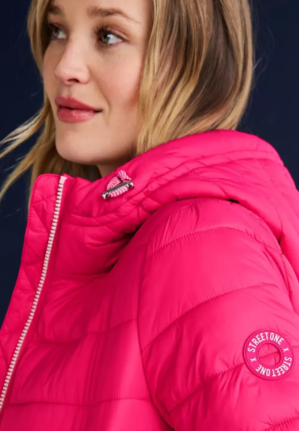 Kurze Steppjacke Mit Zipper