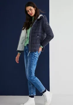 Kurze Steppjacke Mit Zipper