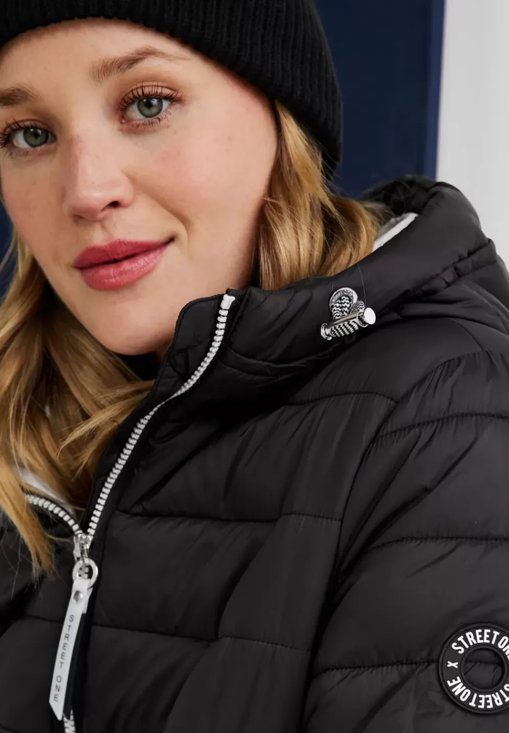 Kurze Steppjacke Mit Zipper