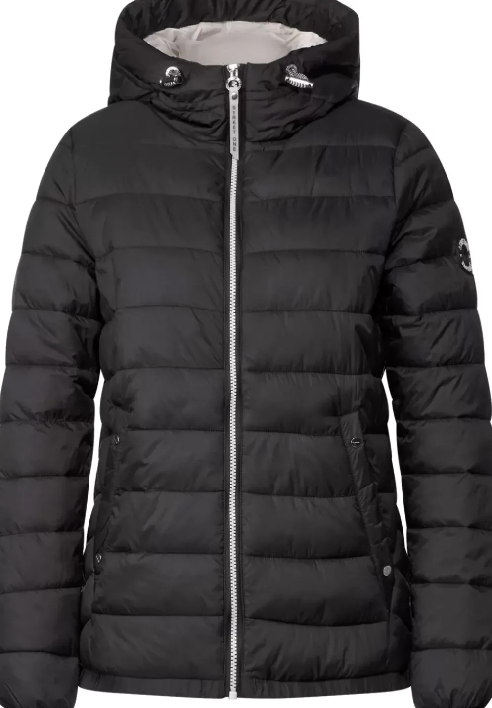 Kurze Steppjacke Mit Zipper