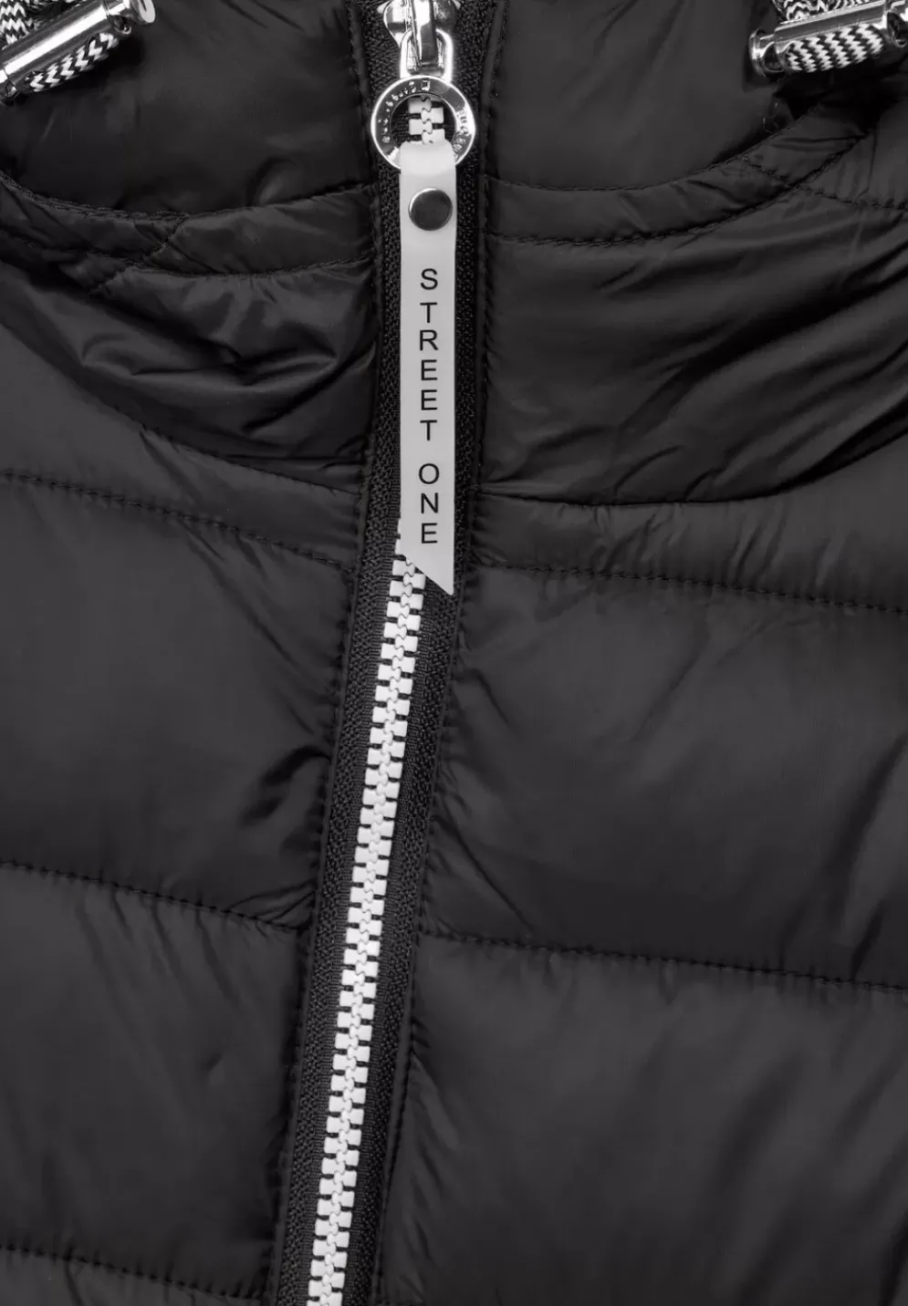 Kurze Steppjacke Mit Zipper