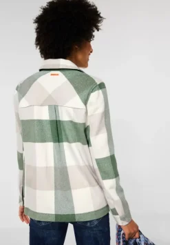 Kurzes Kariertes Overshirt