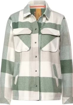 Kurzes Kariertes Overshirt