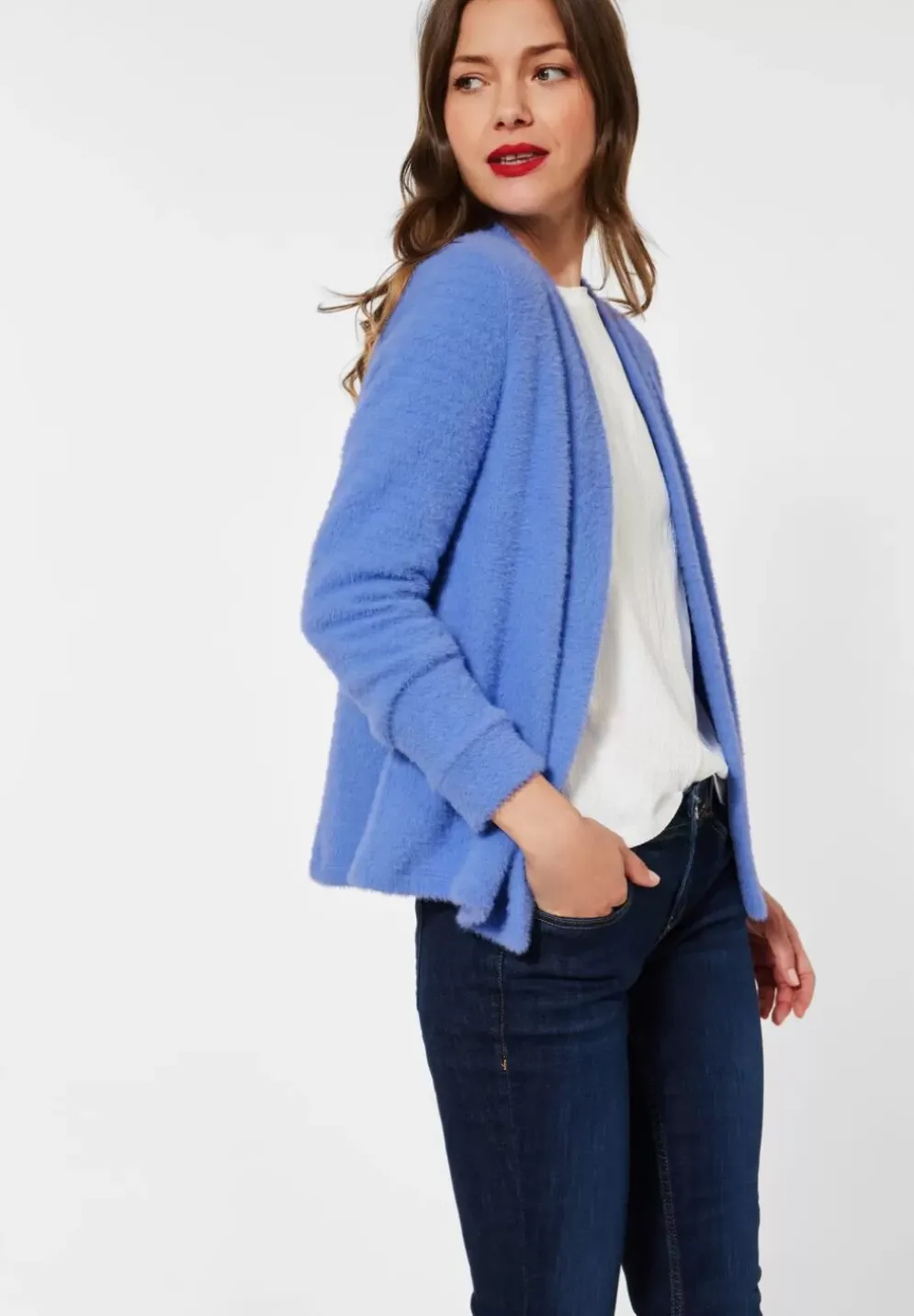 Kuschelige Shirtjacke