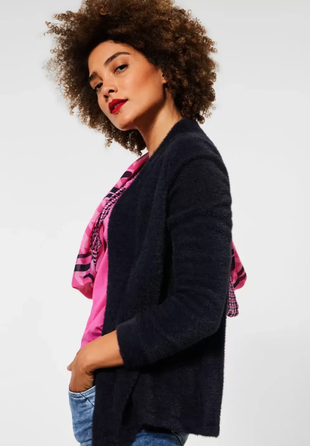 Kuschelige Shirtjacke