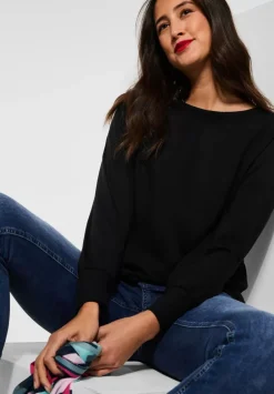 Langarmshirt Im Materialmix
