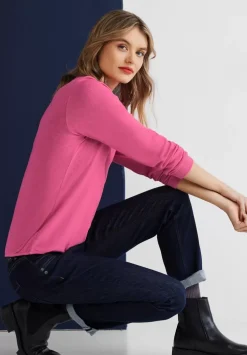 Langarmshirt In Melange