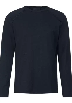 Langarmshirt In Unifarbe