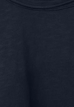 Langarmshirt In Unifarbe