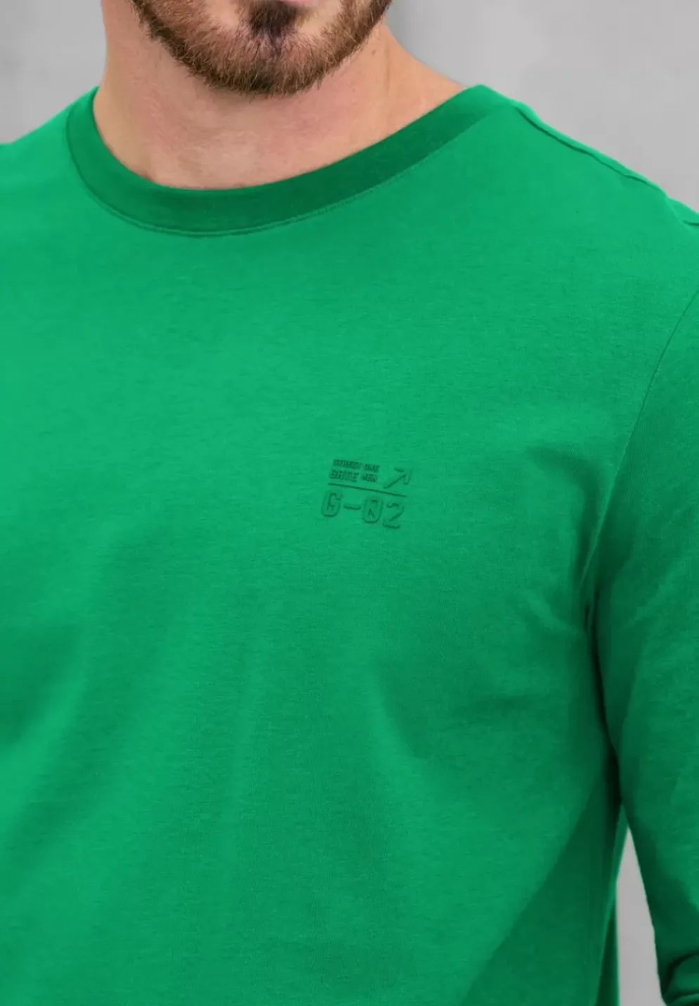 Langarmshirt Mit Ruckenprint