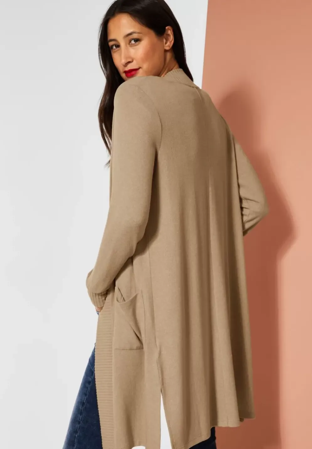 Lange Shirtjacke