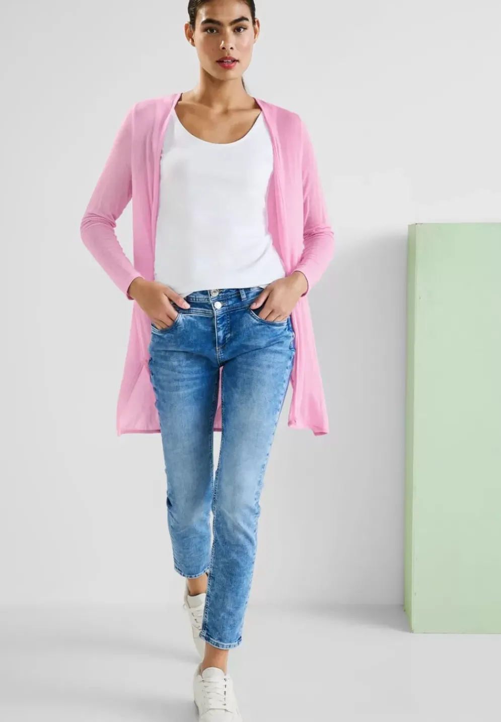Lange Shirtjacke