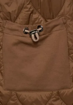 Lange Weste Mit Zipper