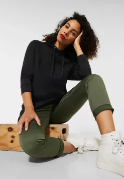 Langes Hoodie Sweatshirt