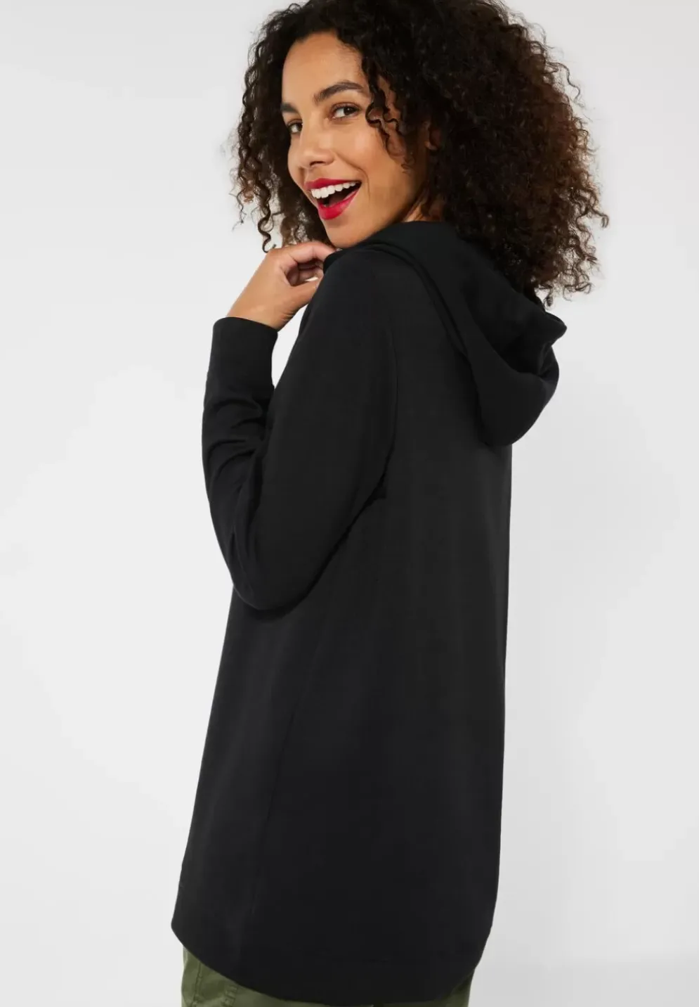Langes Hoodie Sweatshirt
