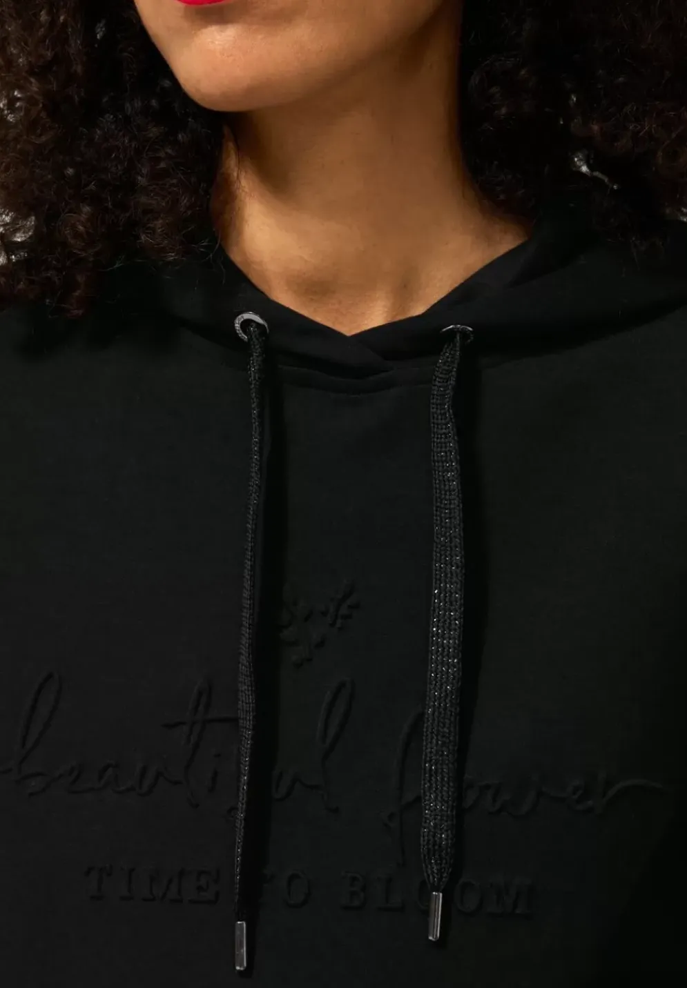 Langes Hoodie Sweatshirt