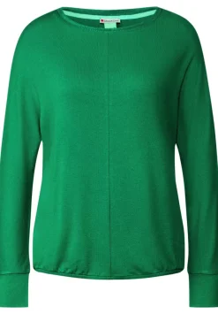 Langes Shirt In Unifarbe