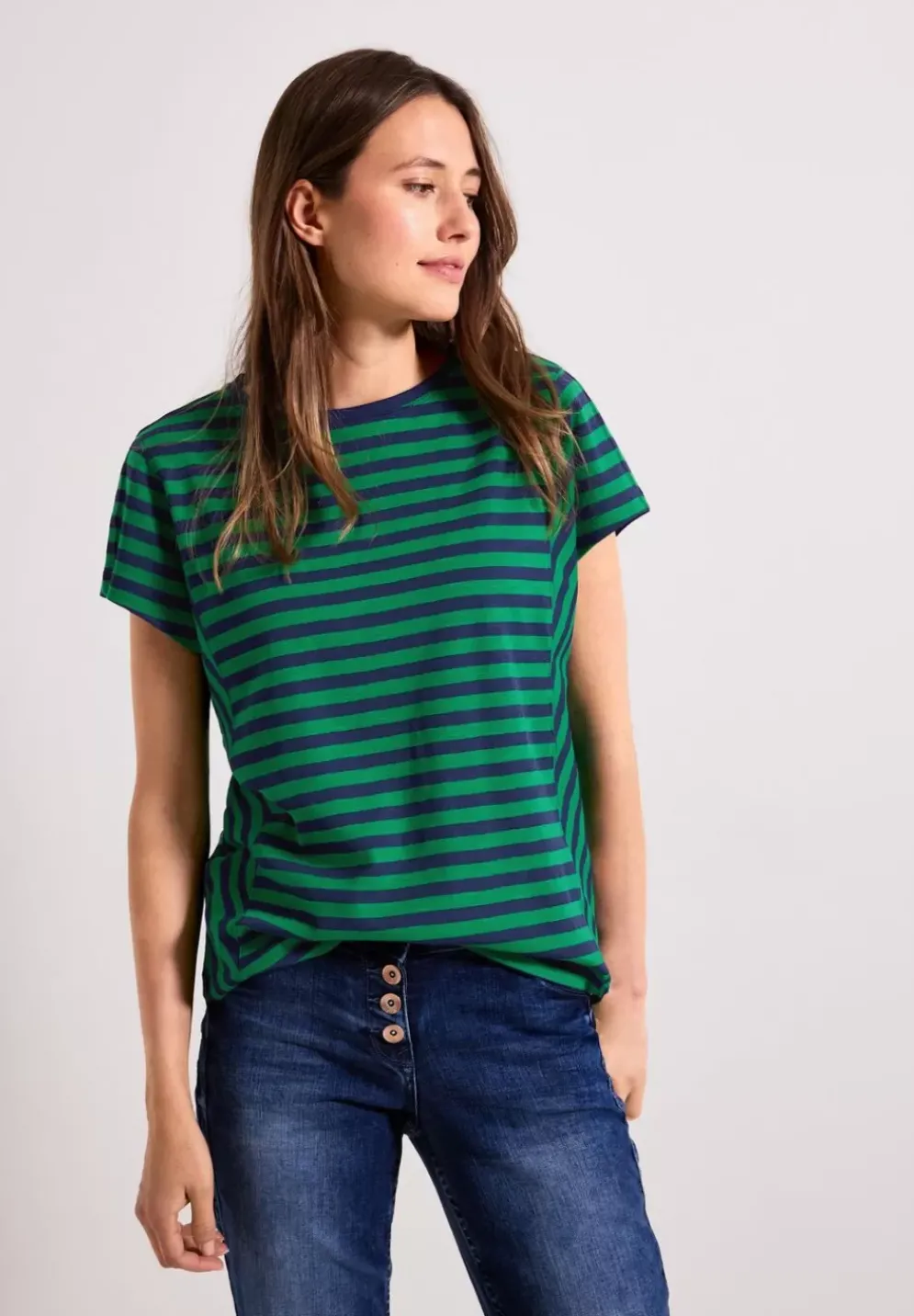 Lassiges Streifenshirt