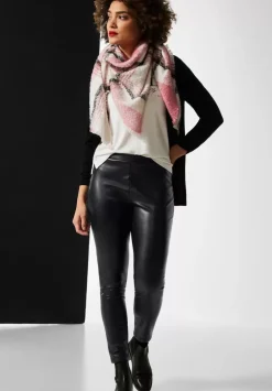 Leggings In Lederoptik