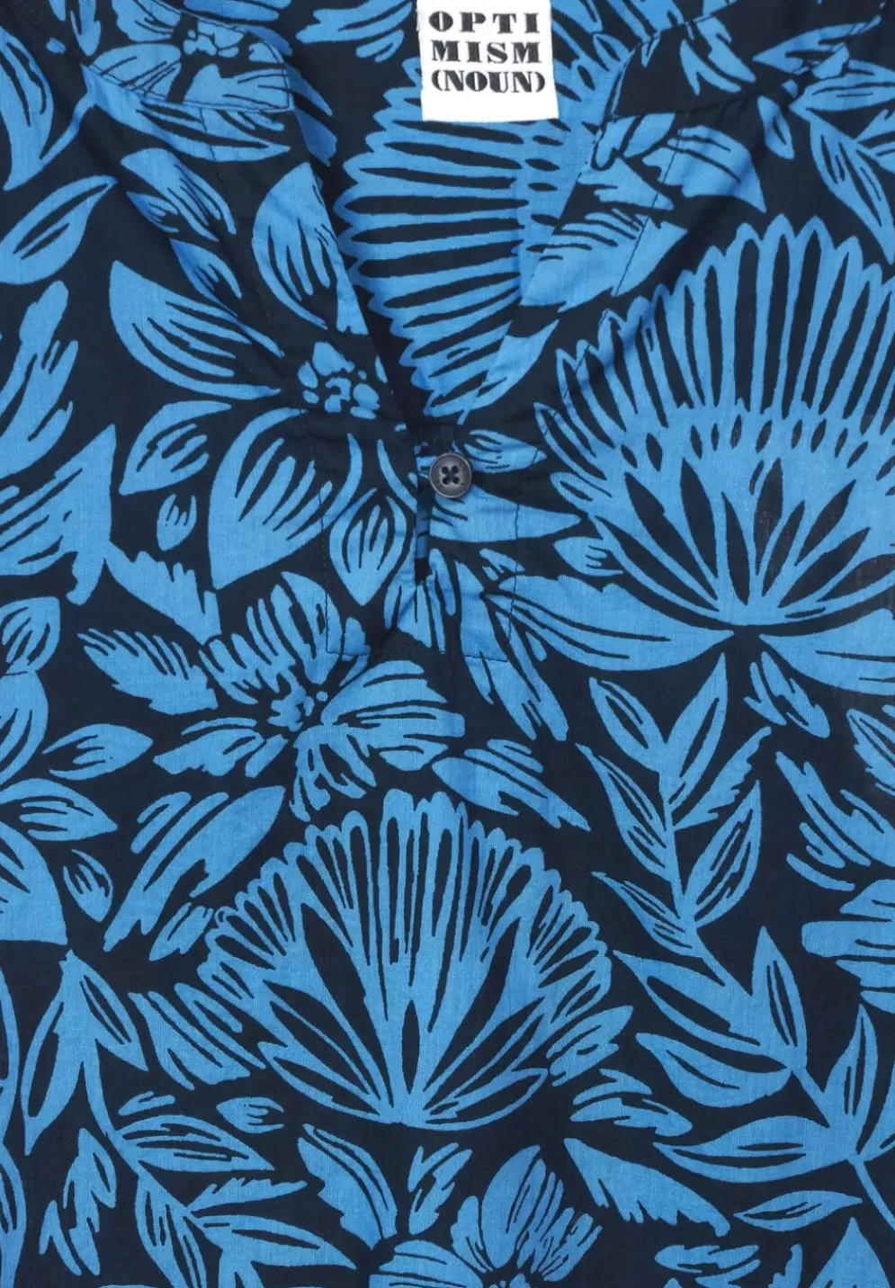 Leichte Print Baumwollbluse