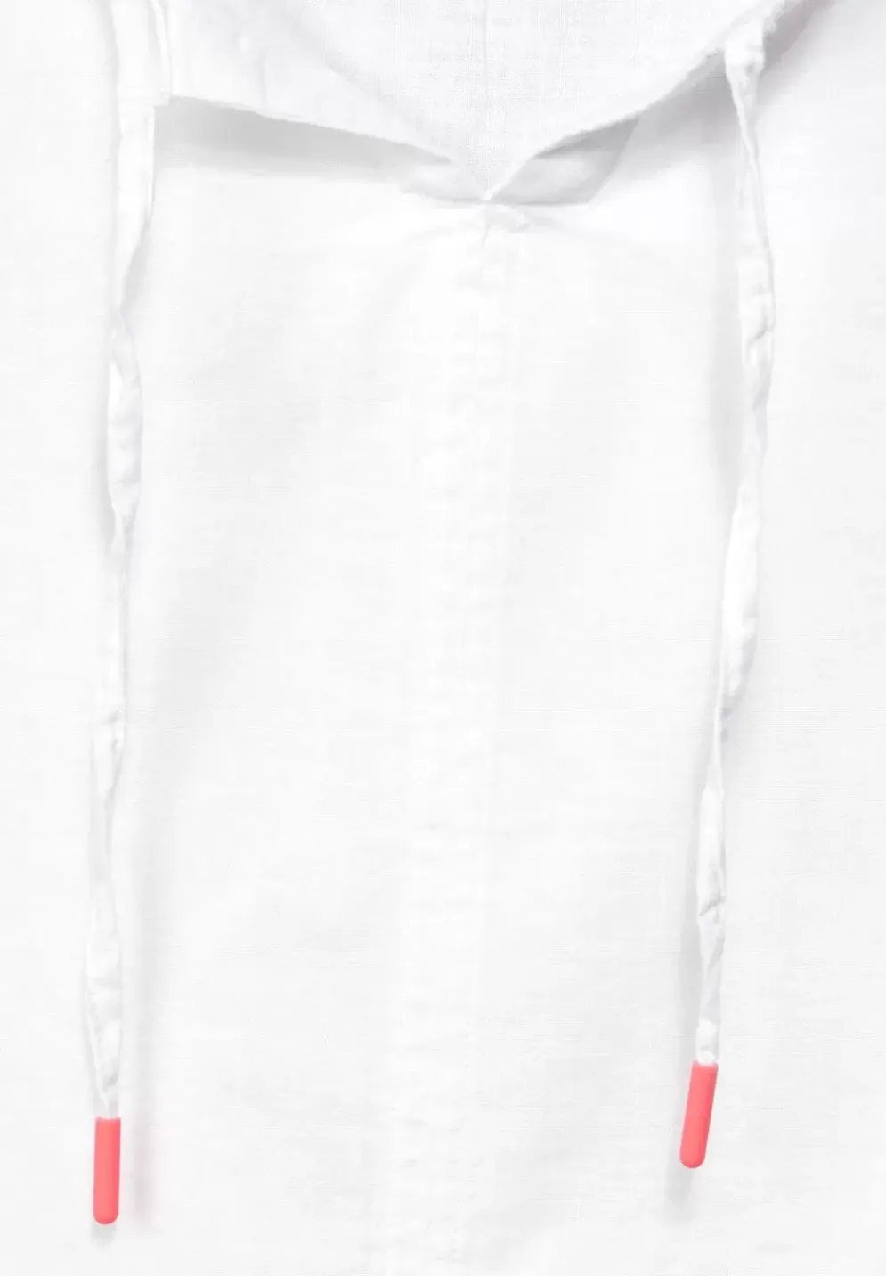 Leinen Bluse In Unifarbe
