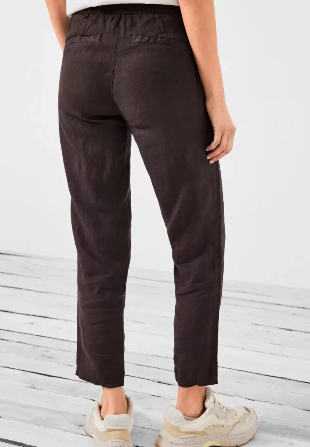 Leinen Casual Fit Hose
