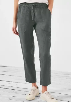 Leinen Casual Fit Hose