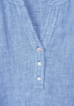 Leinen Chambray Bluse