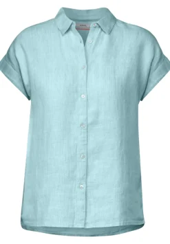 Leinen Chambray Bluse