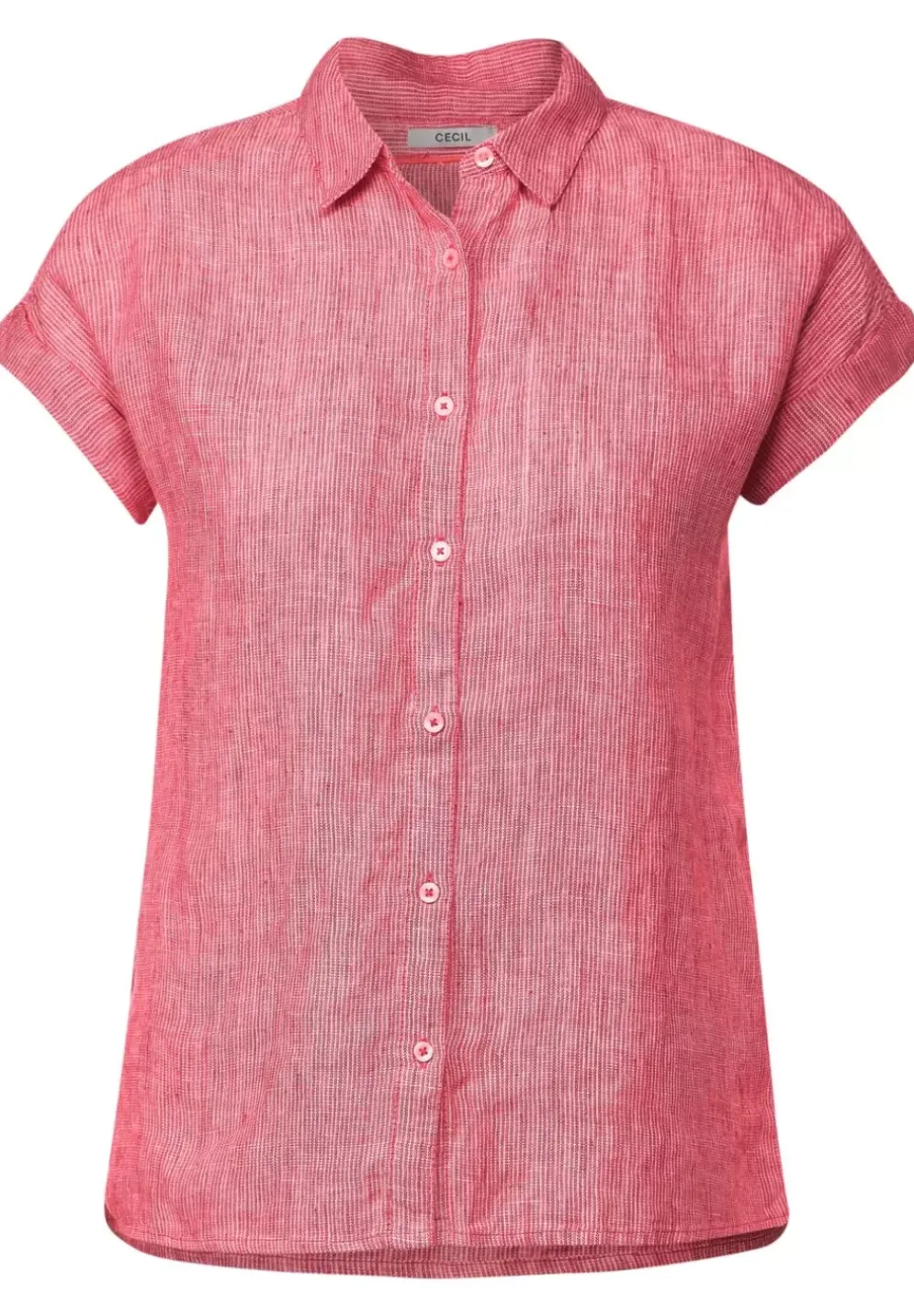 Leinen Chambray Bluse