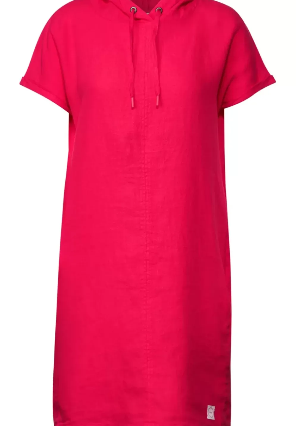 Leinen Hoodie Kleid