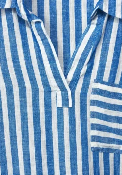 Leinen Shirtkleid