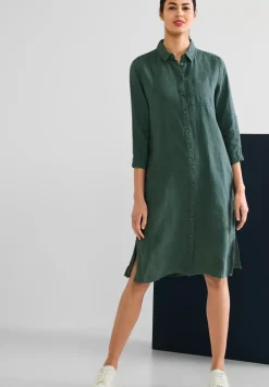 Leinen Shirtkleid