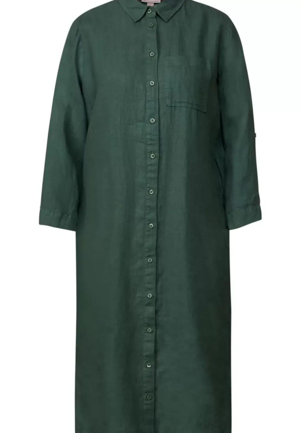 Leinen Shirtkleid