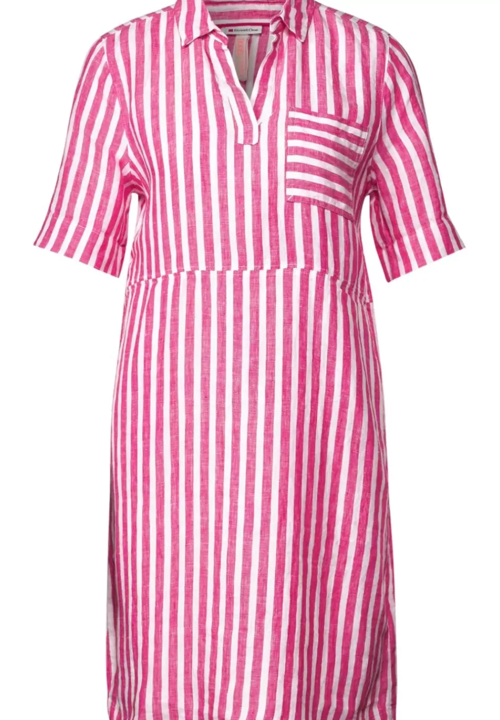 Leinen Shirtkleid