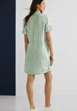 Leinen Shirtkleid