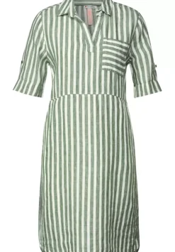 Leinen Shirtkleid