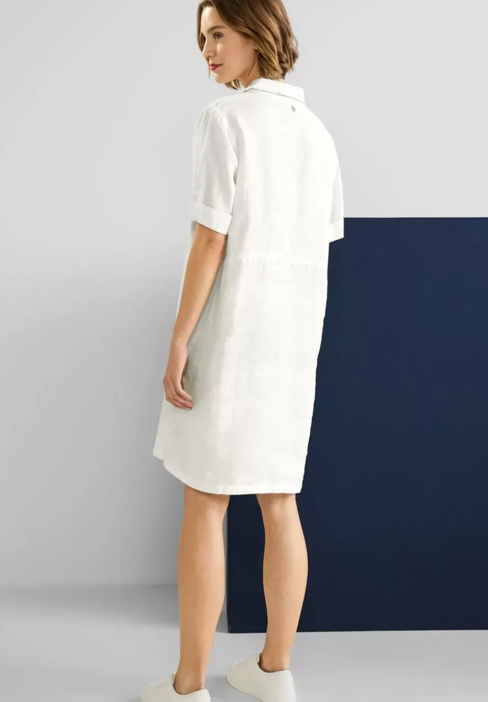 Leinen Shirtkleid
