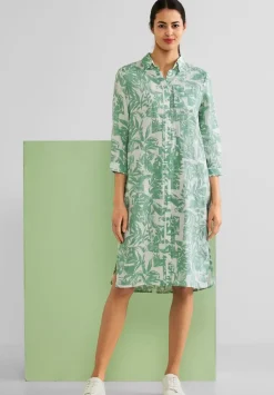 Leinen Shirtkleid Mit Print