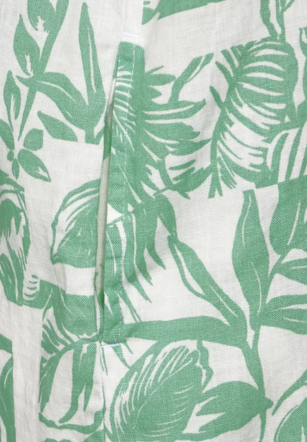 Leinen Shirtkleid Mit Print