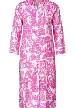 Leinen Shirtkleid Mit Print