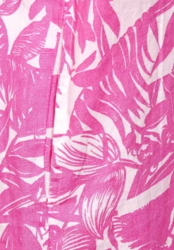 Leinen Shirtkleid Mit Print