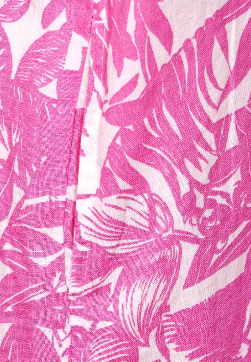 Leinen Shirtkleid Mit Print