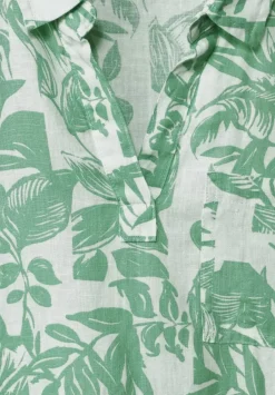 Leinen Shirtkleid Mit Print