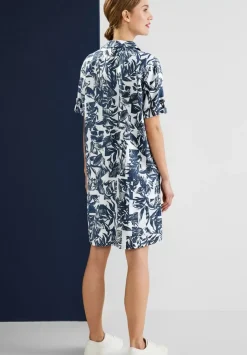 Leinen Shirtkleid Mit Print