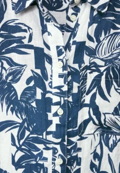 Leinen Shirtkleid Mit Print