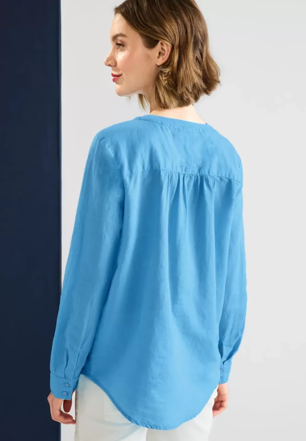 Leinen-Baumwolle-Mix Bluse