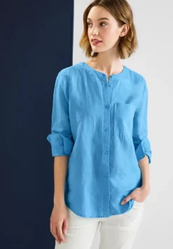 Leinen-Baumwolle-Mix Bluse