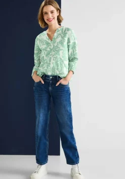 Leinen-Baumwolle-Mix Bluse