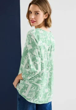 Leinen-Baumwolle-Mix Bluse